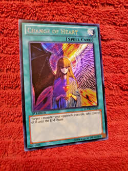 Change of Heart LCYW-EN124 Secret Rare 1st Edition NM YuGiOh TCG - Image 1