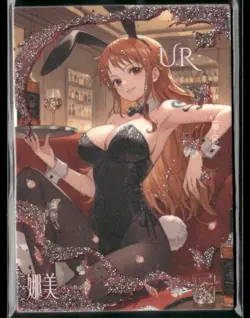 NAMI BUNNY UR UR-006 Thick Mengjing One Piece Anime Collectible Card - Image 1