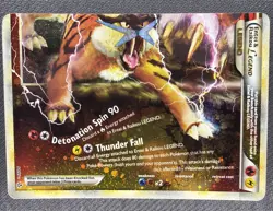 Pokemon Entei Raikou Legend Unleashed Holo (Bottom) Card 91/95 LP Front MP Back - Image 1