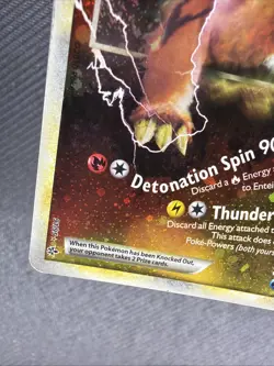 Pokemon Entei Raikou Legend Unleashed Holo (Bottom) Card 91/95 LP Front MP Back - Image 5