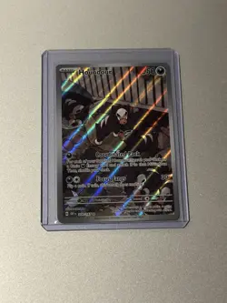 Pokemon TCG Houndour Obsidian Flames Holo Card 204/197 Illustration Rare - Image 1