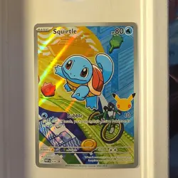 Pokemon Squirtle 039/MEP Basic Holo Foil Card HP 80 Turtle - Image 1