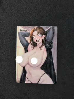 mtg altered art hand painted anime - Image 1