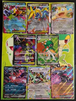 Mega Zygarde 104/088 Decidueye 100/088 + 6 More EX Pokemon 8 Card EX Pokemon Lot - Image 1