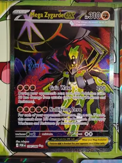 Mega Zygarde 104/088 Decidueye 100/088 + 6 More EX Pokemon 8 Card EX Pokemon Lot - Image 2