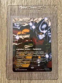 Raph’s Jitte - 19 - MTG: Teenage Mutant Ninja Turtles - Borderless - Umezawa’s - Image 1