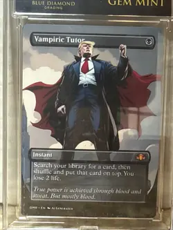 Donald Trump Recreation “Magic the Gathering” Vampiric Tutor - Image 2