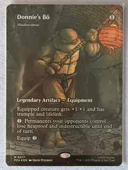 Donnie's Bo - Shadowspear (Borderless) Teenage Mutant Ninja Turtles *FOIL* - Image 1
