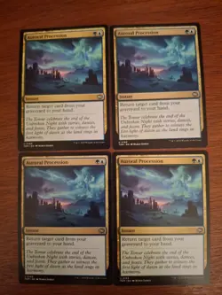 x4 Auroral Procession TDM Tarkir Dragonstorm MTG 169 UNCOMMON M/NM 4x - Image 1
