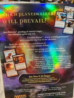 MTG Magic ENGLISH Duel Deck Jace vs Chandra Factory Sealed w/ Foil Planeswalkers - Image 3