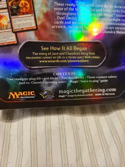 MTG Magic ENGLISH Duel Deck Jace vs Chandra Factory Sealed w/ Foil Planeswalkers - Image 4