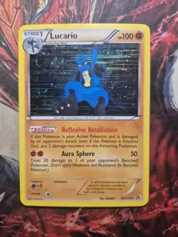 Lucario - 80/113 - Holo Rare Legendary Treasures - Pokemon TCG MP - Image 1
