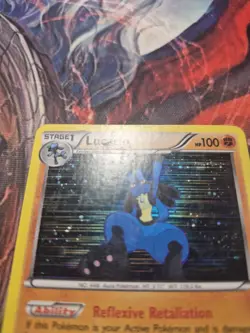 Lucario - 80/113 - Holo Rare Legendary Treasures - Pokemon TCG MP - Image 3
