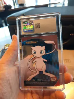 Mew Topps 2000 Series 3 Cgc 8 NM Mint PC7 Clear Card Pokemon psa 151 Pokemon - Image 5