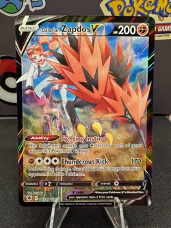 Pokemon TCG Galarian Zapdos v Astral Radiance Trainer Gallery TG19/TG30 - Image 1