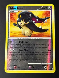 MAWILE 24/106 RARE GREAT ENCOUNTERS POKEMON REVERSE HOLO LIGHTLY PLAYED - Image 1