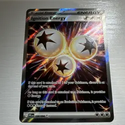 Pokemon Ignition Energy Hyper Rare Holo Special Energy 124/094 Paldean Fates - Image 1