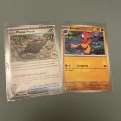 Archen - Pokemon TCG 050/086 Sv: White Flare Regular Uncommon NM PlumeFossil Inc - Image 1