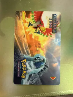 Pokemon 2005 Gen Con Indianapolis Hotel Keycard Lugia Ho-Oh Rare Promo Used - Image 1