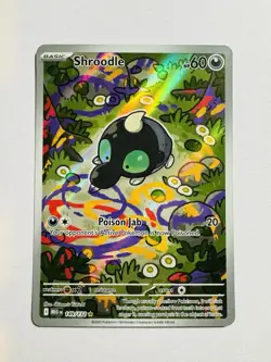 Pokemon TCG Shroodle 149/132 Illustration Rare Mega Evolutions - Image 1