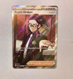 Pokemon TCG- Boss's Orders [Corbeau] 256/217-Full Art Ultra Rare-Ascended Heroes - Image 1