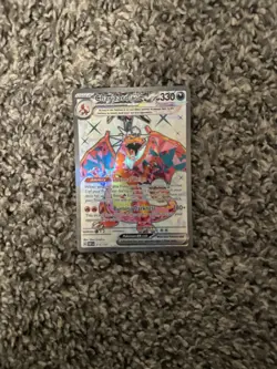 Charizard ex ⭐ 215/197 Holo Ultra Rare Obsidian Flames 2023 Pokemon - Image 1