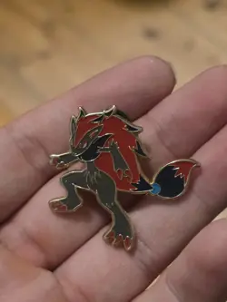 Zoroark Pin - Pokemon Sun and Moon Shining Legends Collectors Pin 2018 - Image 1