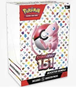 Pokemon TCG 151 Booster Bundle 6 Pack New, Sealed Box - Image 1