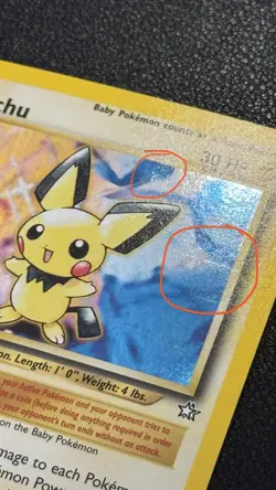 2000 Pokemon Neo Genesis 1st Edition Pichu Holo Rare #12 12/111 - Image 4