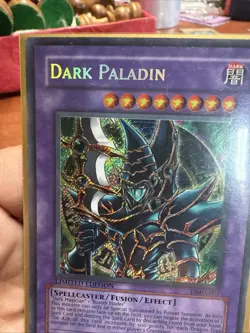 1996 Yu-Gi-Oh #DMG-001 "Dark Paladin" Secret Rare Limited Edition 98502113 - Image 4