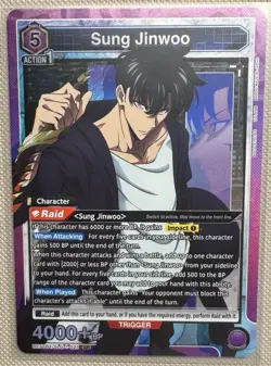 Solo Leveling Union Arena Sung Jinwoo (SR) UE17BT / SLG-1-021 - Image 1