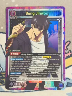 Solo Leveling Union Arena Sung Jinwoo (SR) UE17BT / SLG-1-021 2026 NM-MT - Image 1