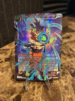 Dragon Ball Super Card Game Son Goku, Divine Presence Cross Spirits BT14-005... - Image 1