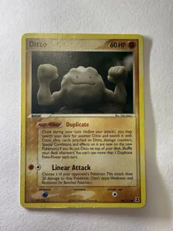 Ditto 62/113 EX Delta Species Nonholo Pokemon TCG Card LP - Image 1