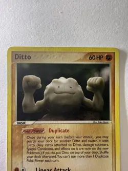 Ditto 62/113 EX Delta Species Nonholo Pokemon TCG Card LP - Image 2