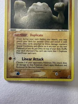 Ditto 62/113 EX Delta Species Nonholo Pokemon TCG Card LP - Image 3