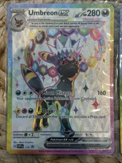 Umbreon ex SVP176 Sv: Scarlet & Violet Promo Cards Holo And Espeon Ex Promo NM - Image 2