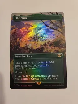 Magic MTG The Shire LTR 0345 Alternate Full Art Borderless Foil Rare - Image 1