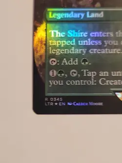 Magic MTG The Shire LTR 0345 Alternate Full Art Borderless Foil Rare - Image 2