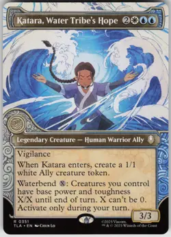 MTG Katara Water Tribe's Hope Showcase NM Avatar: The Last Airbender Magic 351 - Image 1