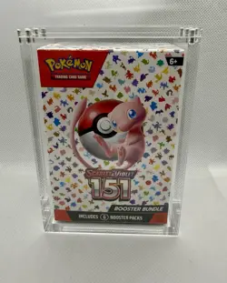 Pokemon Scarlet & Violet 151 Booster English 2023 with Arcrylic Case Sealed - Image 1