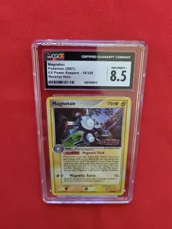 Pokemon: Magneton #16/108 EX Power Keepers Reverse Holo 2007 - CGC 8.5 - A76 - Image 4