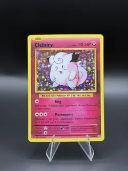Pokemon TCG- 2016 Clefairy Holo Rare XY - Evolutions 63/108 NM - Image 1
