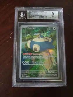 2023 POKEMON SVP EN-SV BLACK STAR PROMO 151 ELITE TRAINER BOX #051 SNORLAX BGS 9 - Image 1