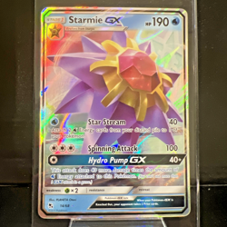 Pokemon TCG Starmie GX 14/68 Hidden Fates Holo Rare - Image 1
