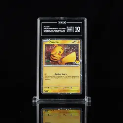 2026 Pokemon - Pikachu (Pokemon Day 2026) Cosmos Holo 051 - TAG 10 + SWIRL!! - Image 1
