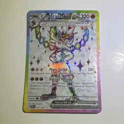 Pokemon Cinderace EX Ultra Rare 157/142 Sv07 Stellar Crown Holo 320 HP - Image 1