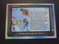 1999 Topps Pokemon Series 2 #EP15 Battle Aboard the St Anne Silver Foil Blue - Image 2