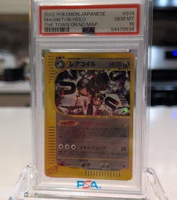 Pokemon The Town on No Map Magneton Holo Rare PSA 10 #074/092 2002 Japanese - Image 1