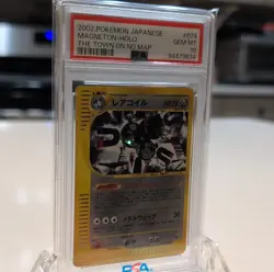 Pokemon The Town on No Map Magneton Holo Rare PSA 10 #074/092 2002 Japanese - Image 2